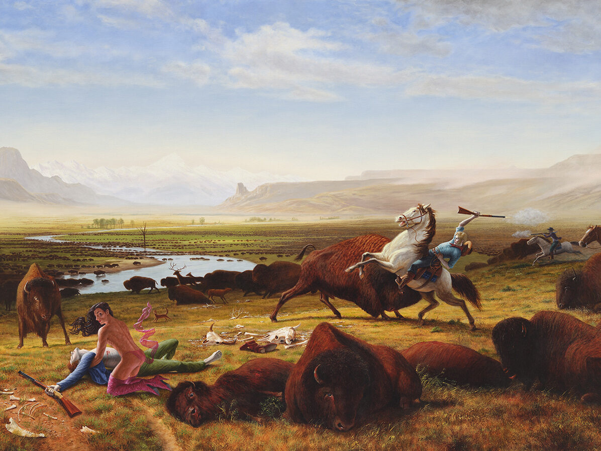 Kent Monkman (b. 1965), Death of Adonis